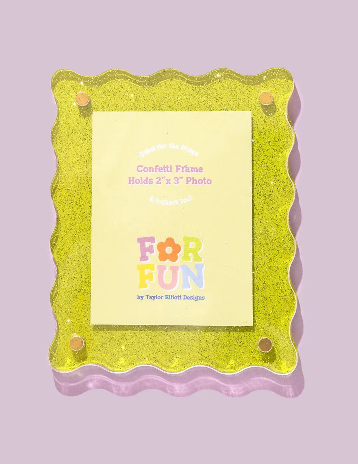 Green Glitter Magnetic Frame