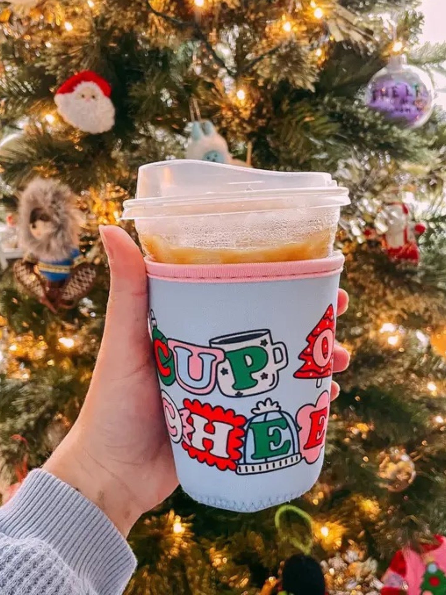 Happiest Holidays Coffee Coozie