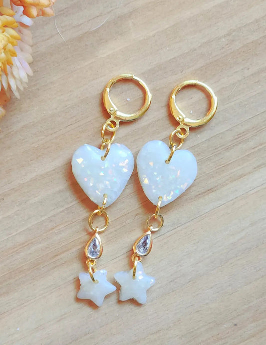 Heart Charms Earrings