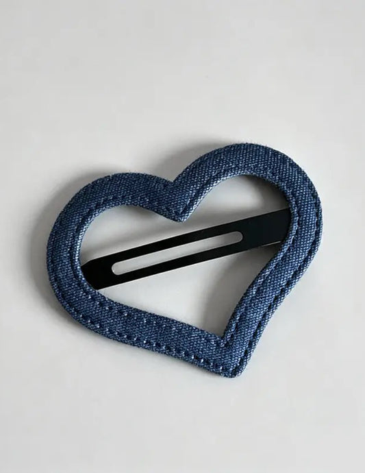 Heart Denim Clip