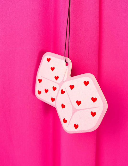 Heart Dice Air Freshener