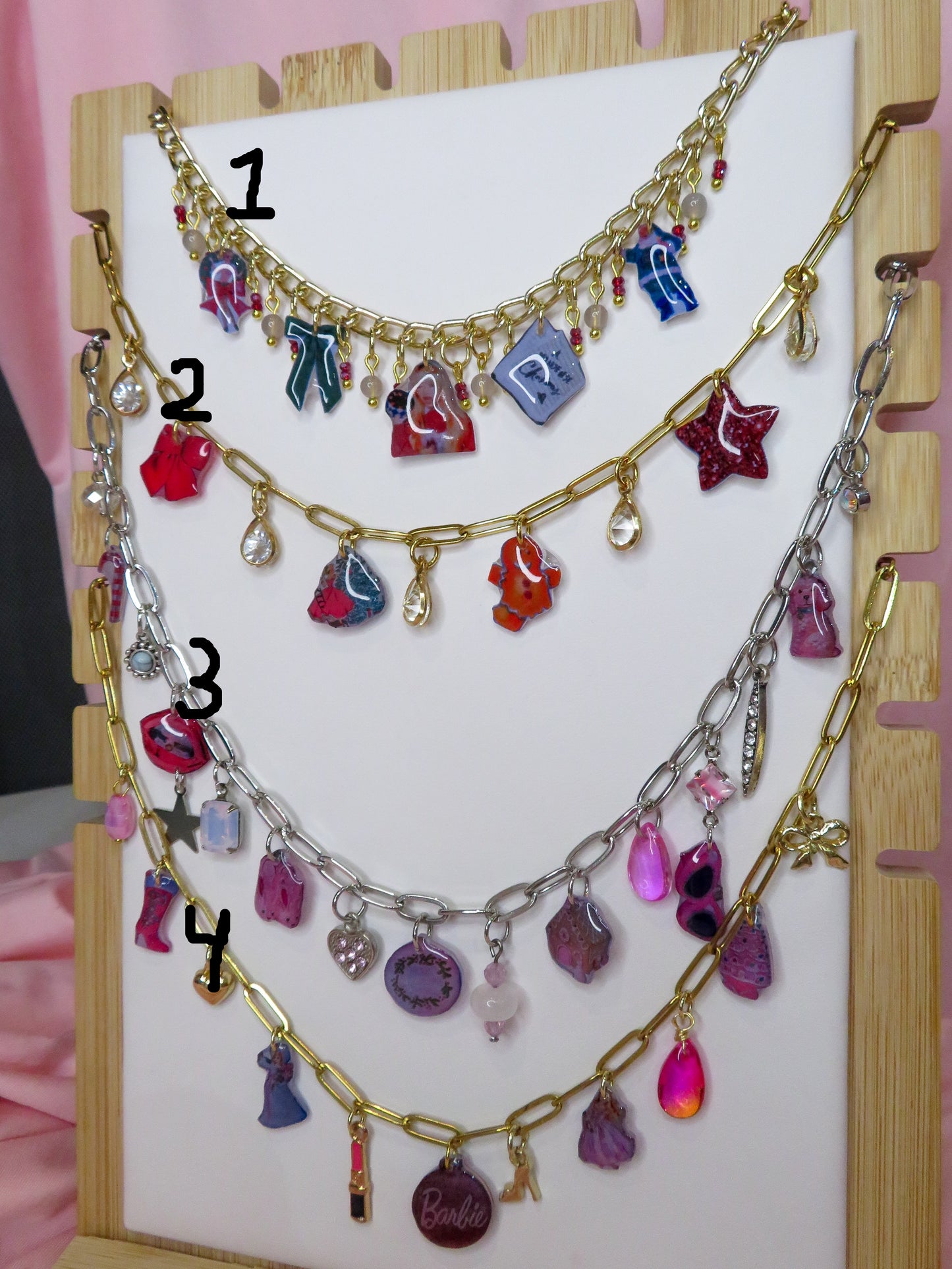 Holiday Charm Necklaces