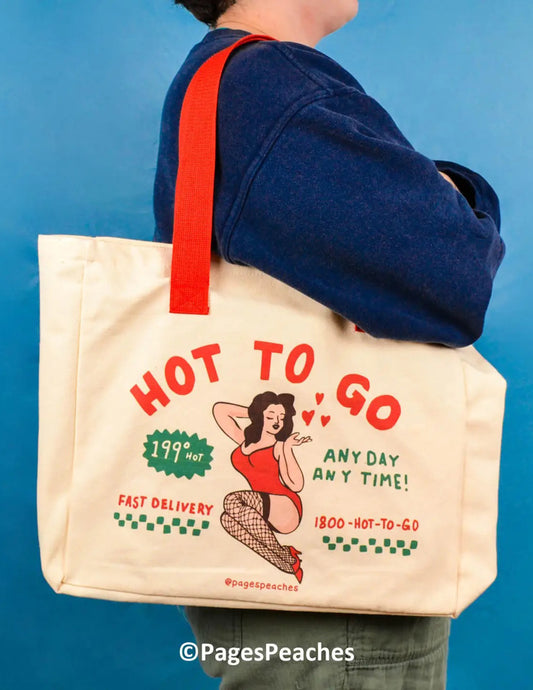 Hot To Go Jumbo Tote Bag