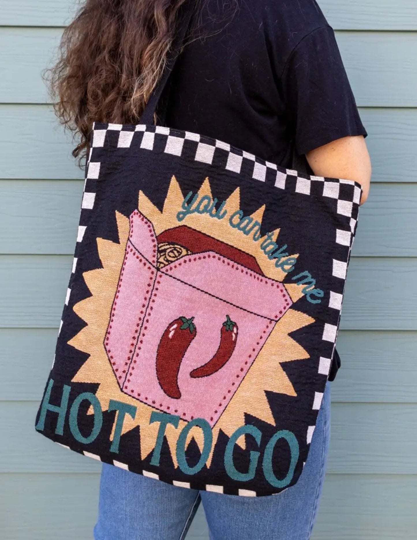 Hot To Go Tapestry Tote