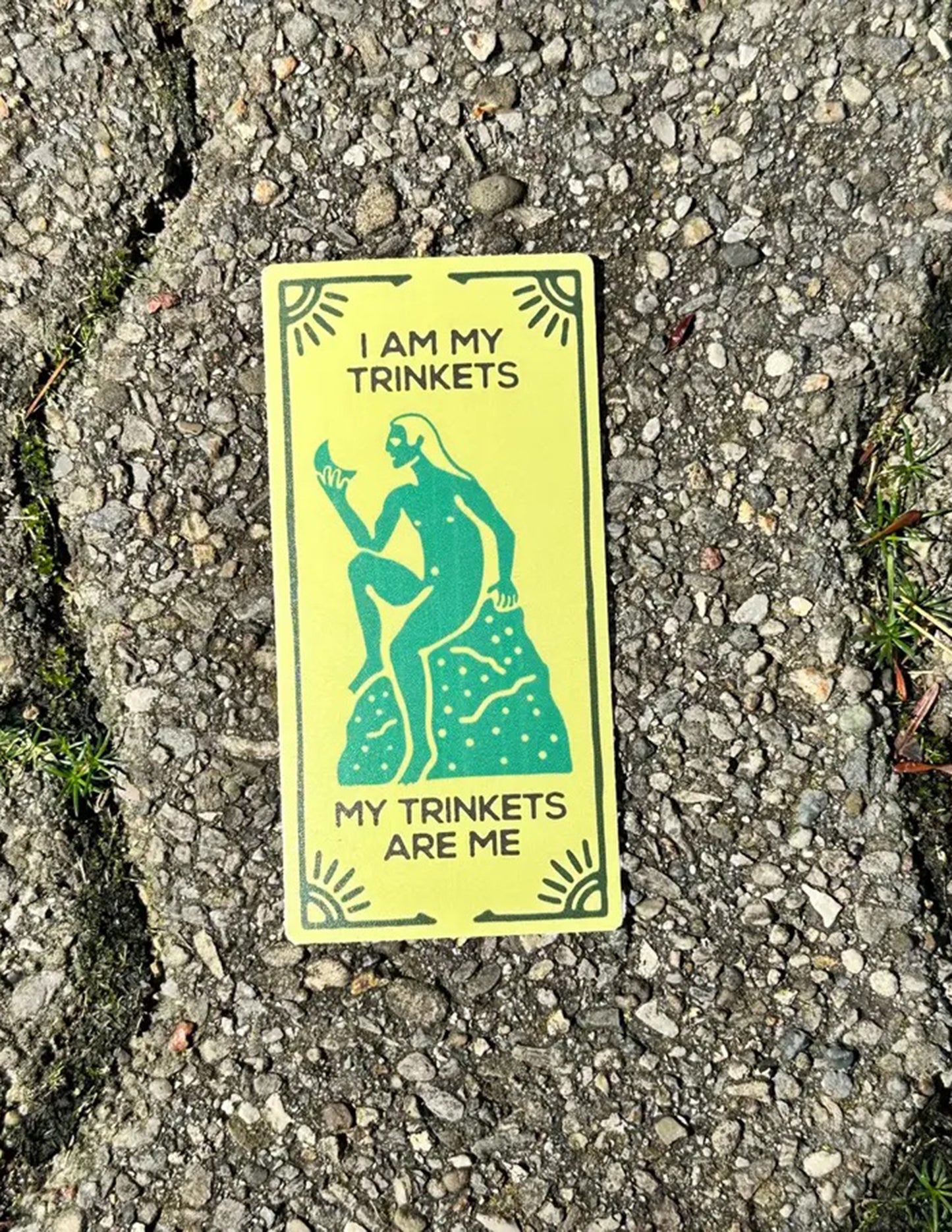 I Am My Trinkets Sticker