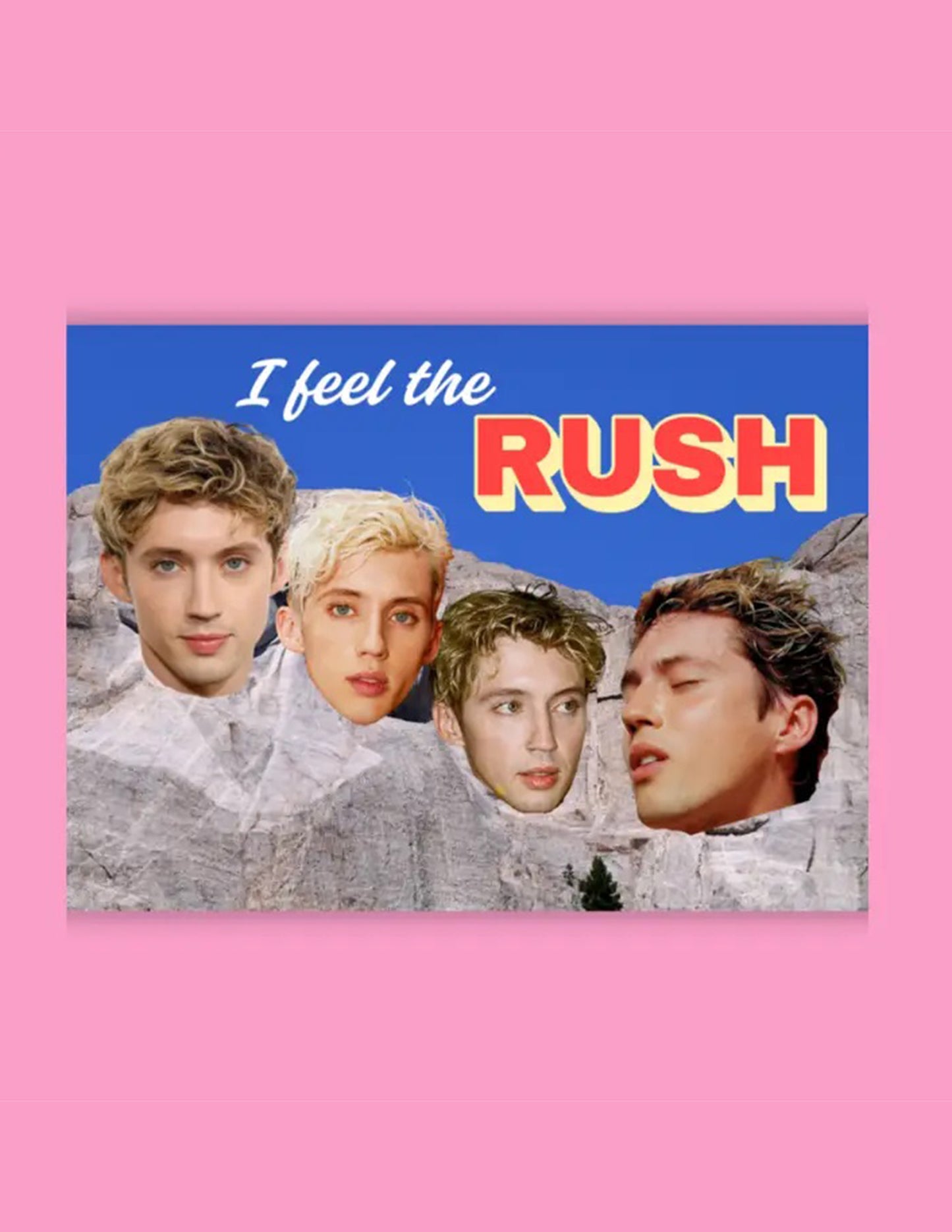 I Feel The Rush Sticker
