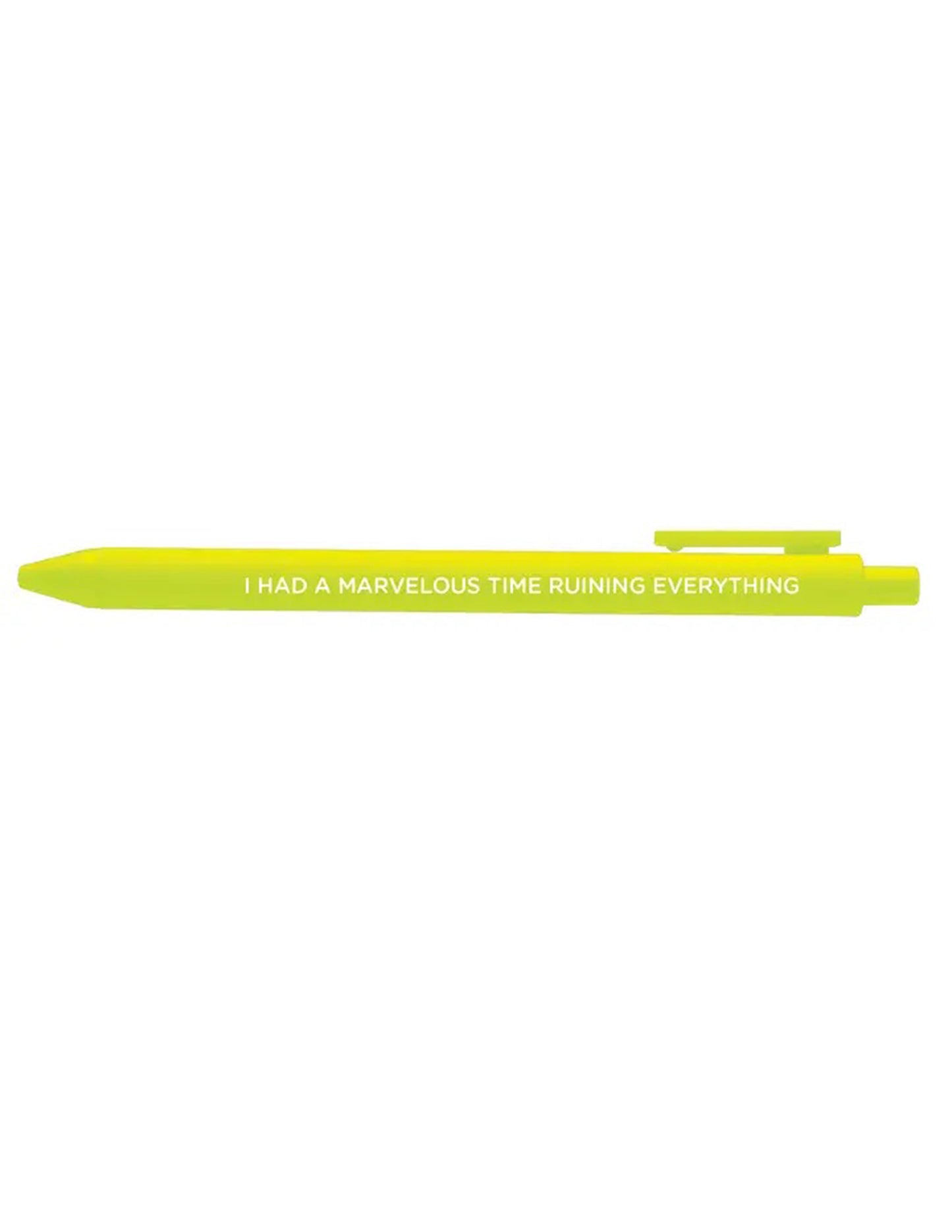I Had A Marvelous Time Gel Pen
