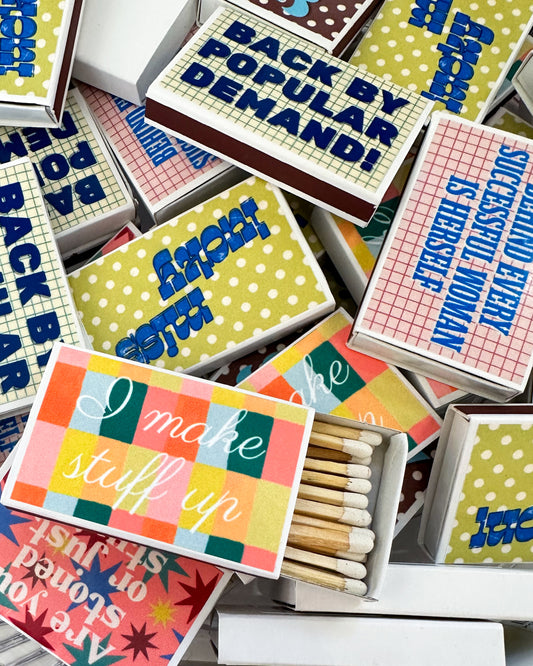 I Make Stuff Up Matchbox