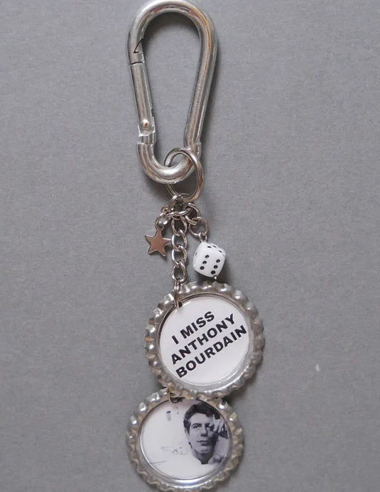 I Miss Anthony Bourdain Bag Charm