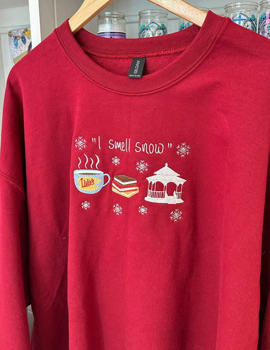 I Smell Snow Gilmore Girls Crewneck