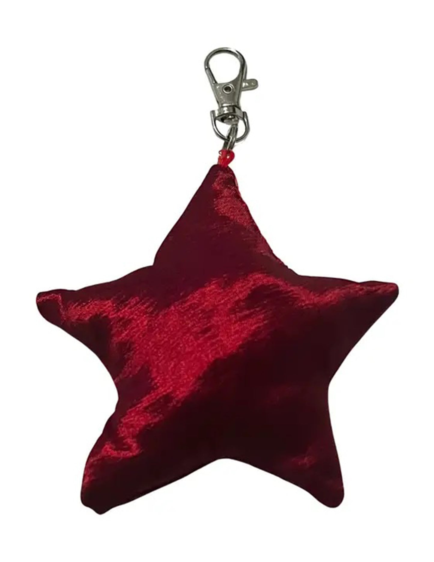 Iridescent Red Bag Charm