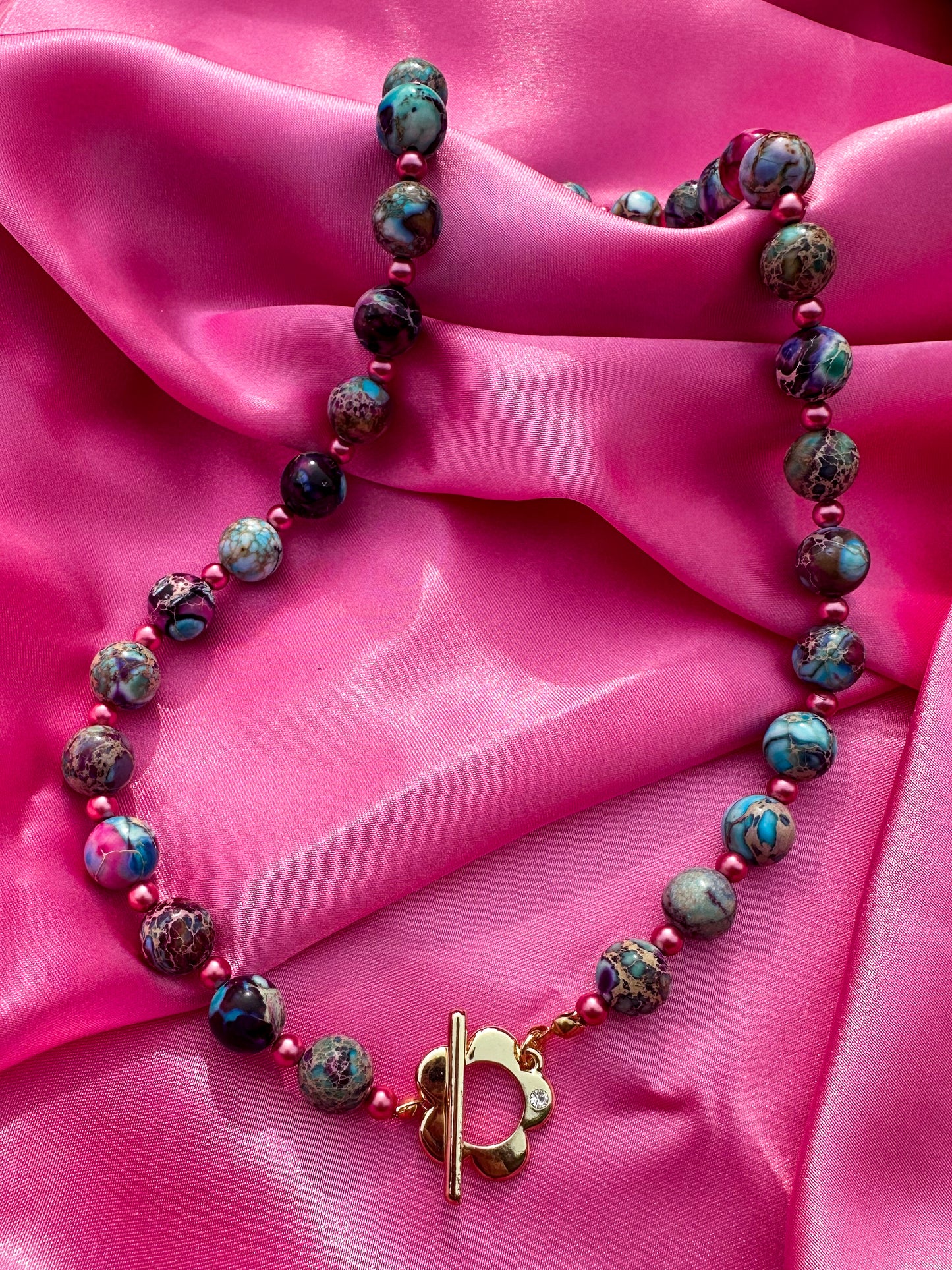Jasper Galaxy Necklace