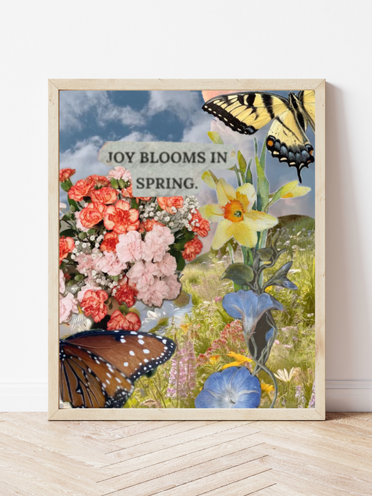 Joy Blooms In Spring Print