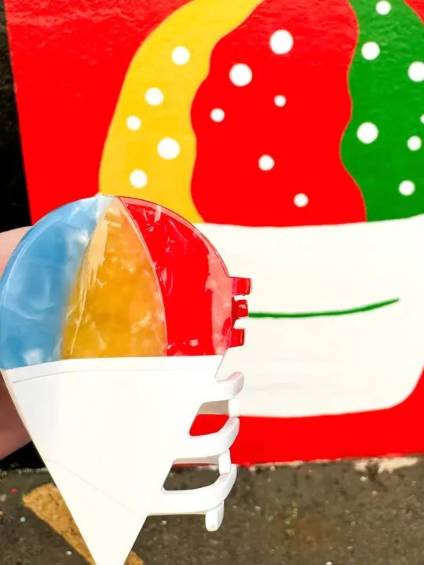 Jumbo Shave Ice Hair Claw