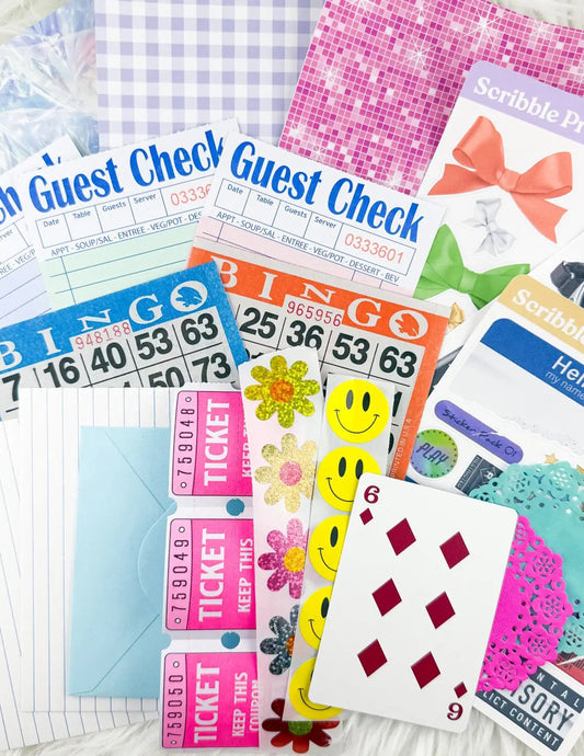 Junk Journal Sticker Starter Kit