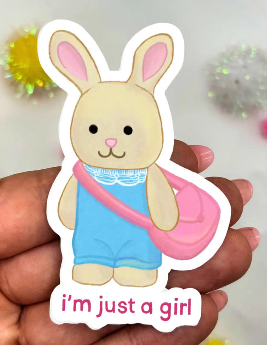 Just A Calico Girl Sticker