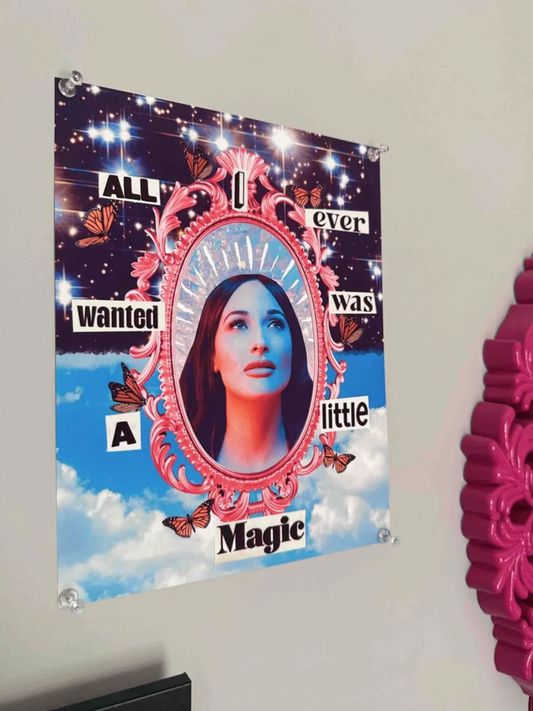 Kacey Velvet Elvis Collage Print