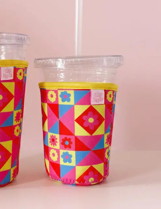 Kaleidoscope Quilt Coffee Coozie