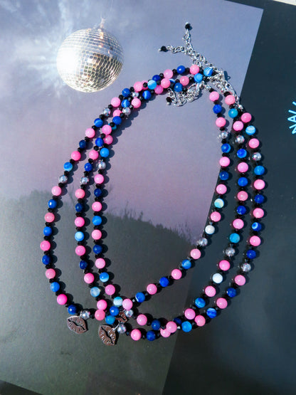 Kiss All The Time Charm Necklace