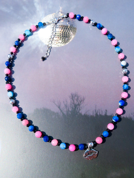 Kiss All The Time Charm Necklace