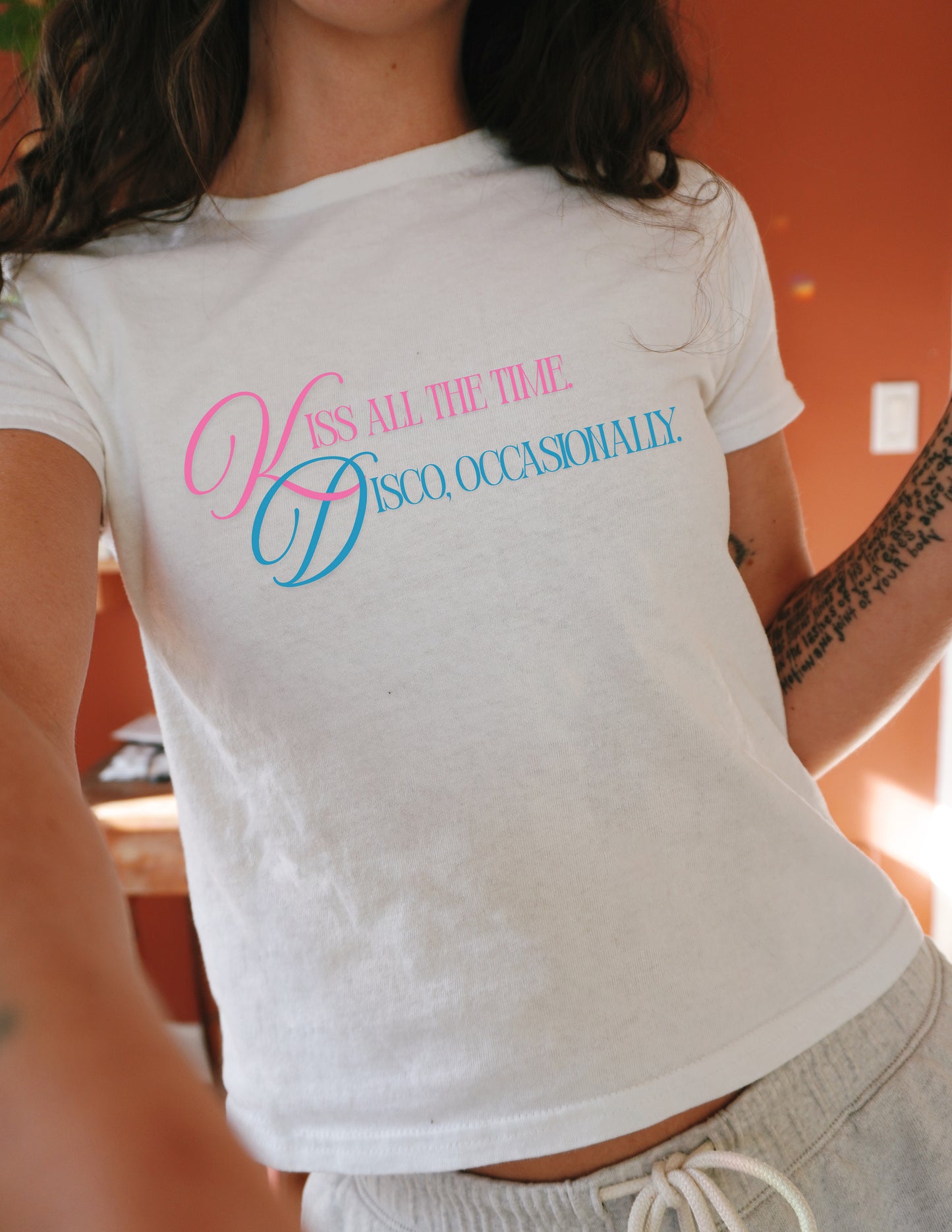 Kiss & Disco Baby Tee