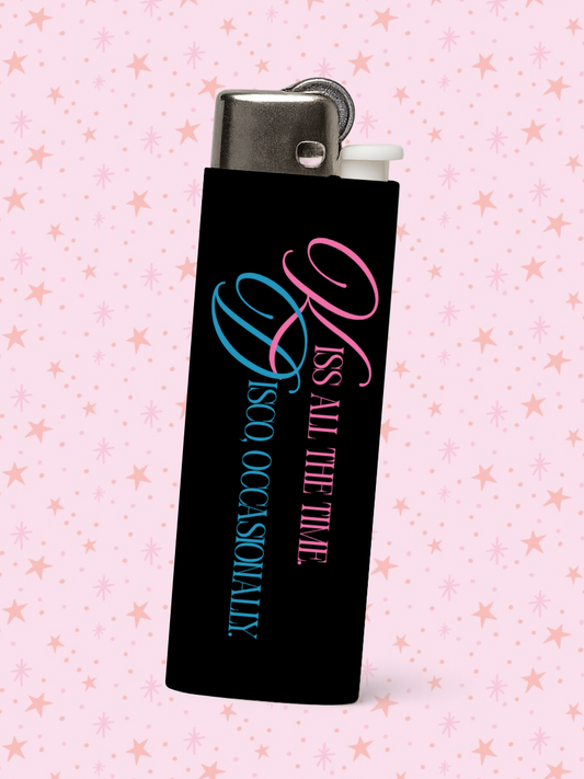 Kiss & Disco Text Lighter