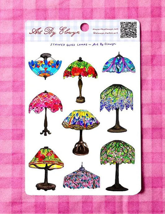Lamps Sticker Sheet