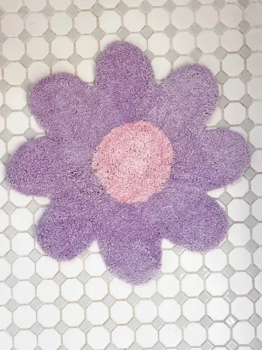 Lavender Daisy Rug