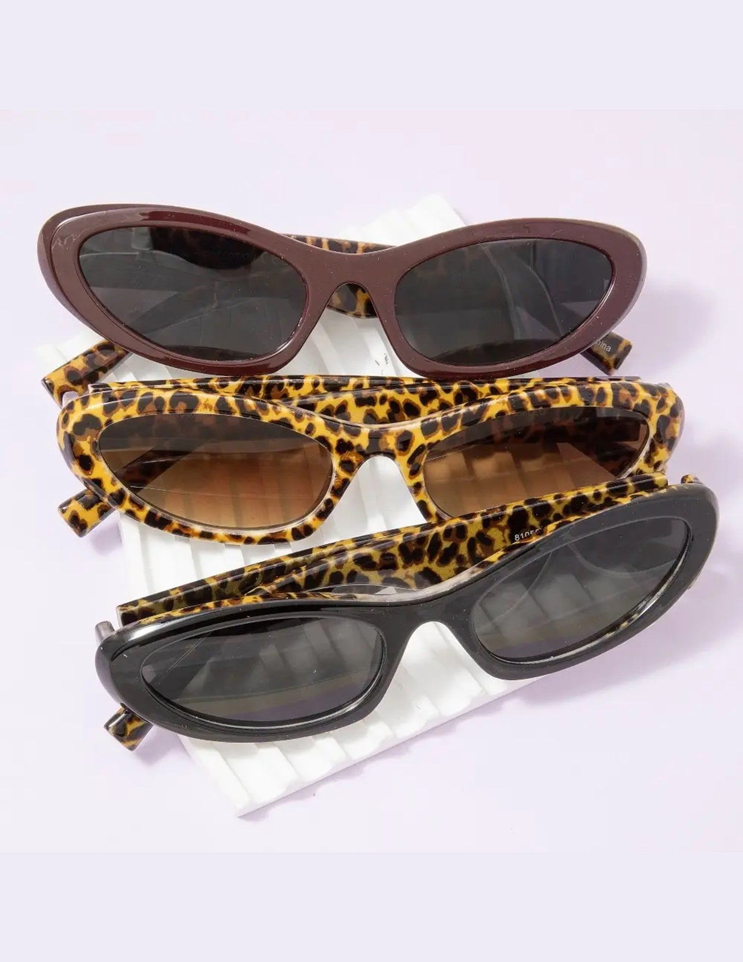 Leopard Print Cat Eye Sunglasses