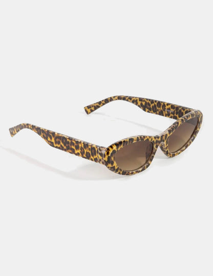 Leopard Print Cat Eye Sunglasses