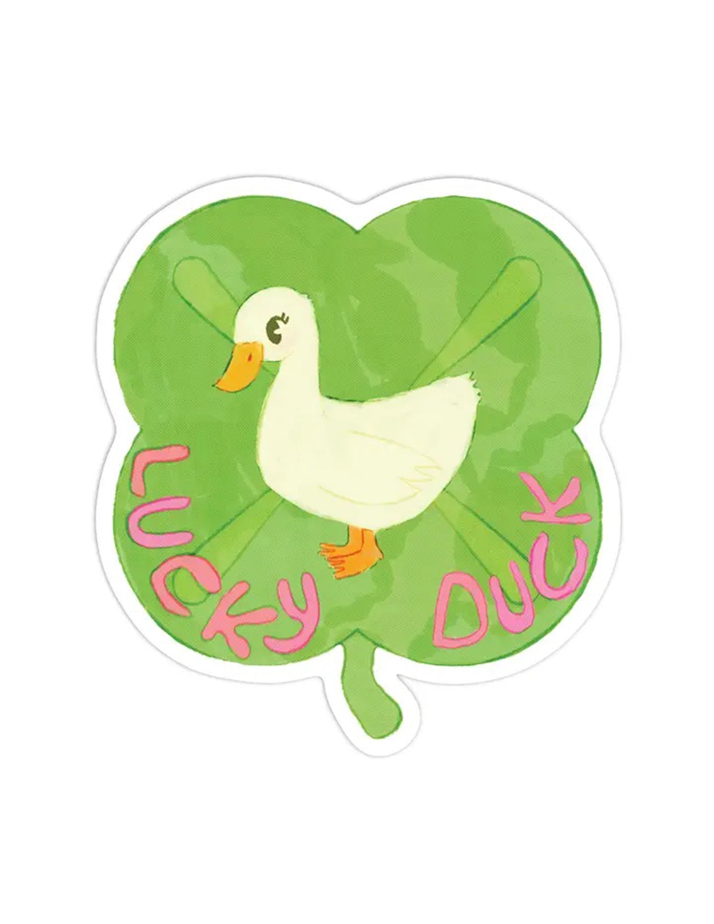 Lucky Duck! Sticker