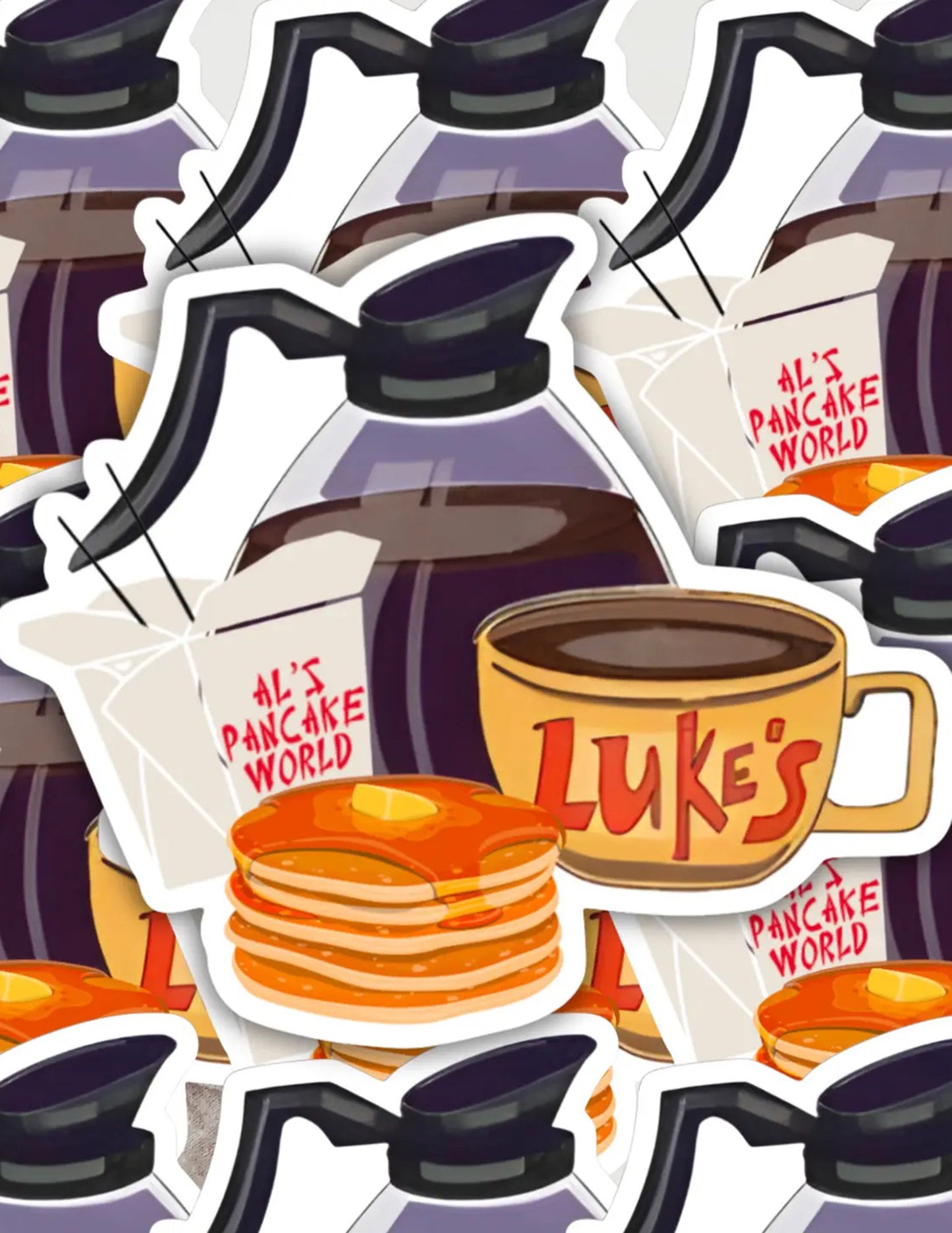 Luke's Diner & Al's Pancake World Sticker
