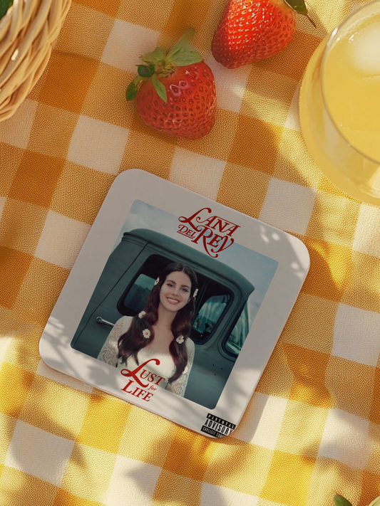 Lust For Life Ceramic Coaster