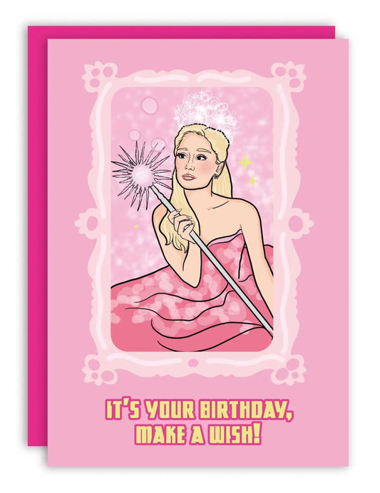 Make A Wish Good Witch Greeting Card