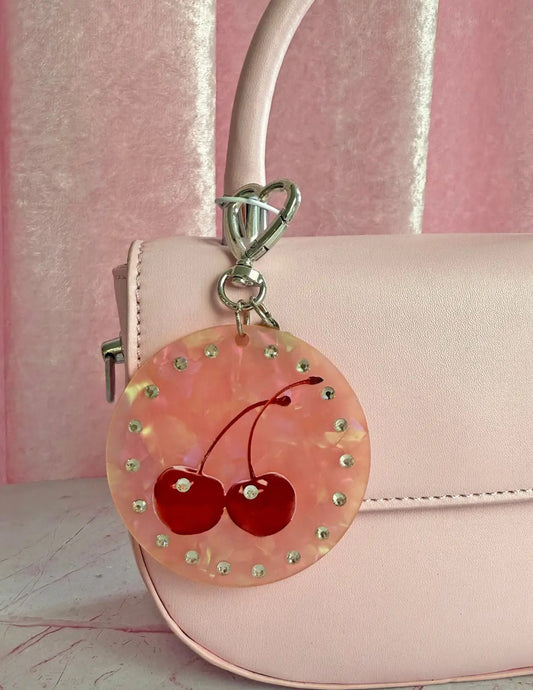 Maraschino Cherry Keychain
