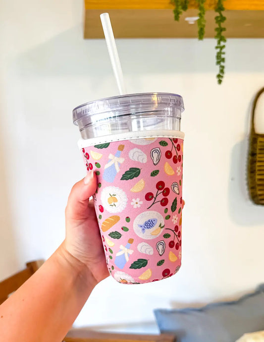 Mediterranean Summer Coffee Coozie