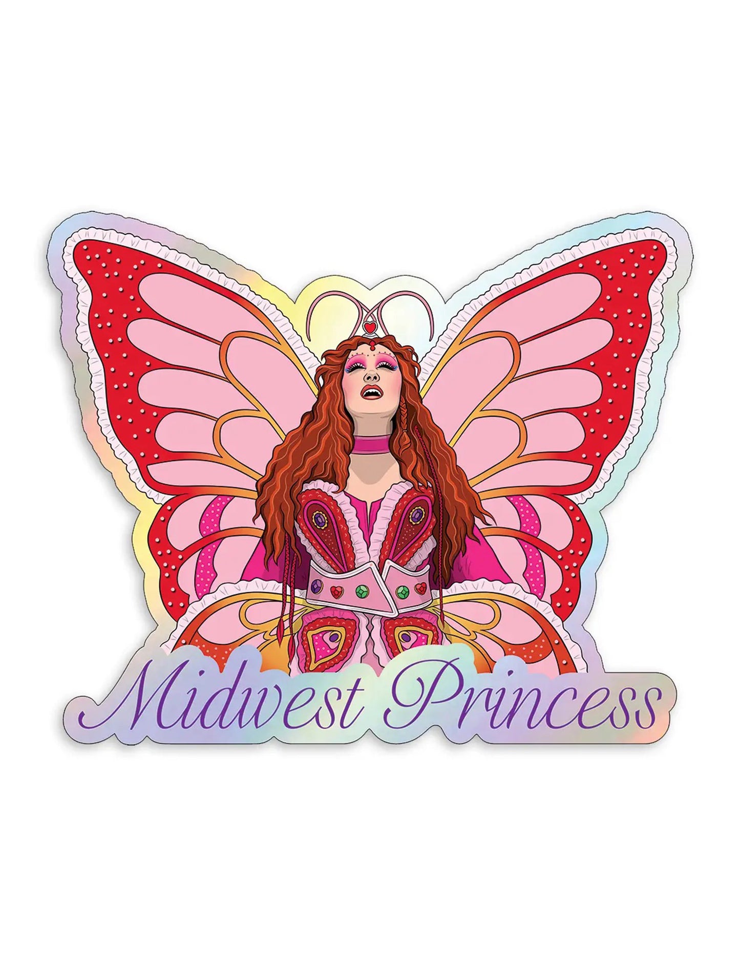 Midwest Butterfly Sticker