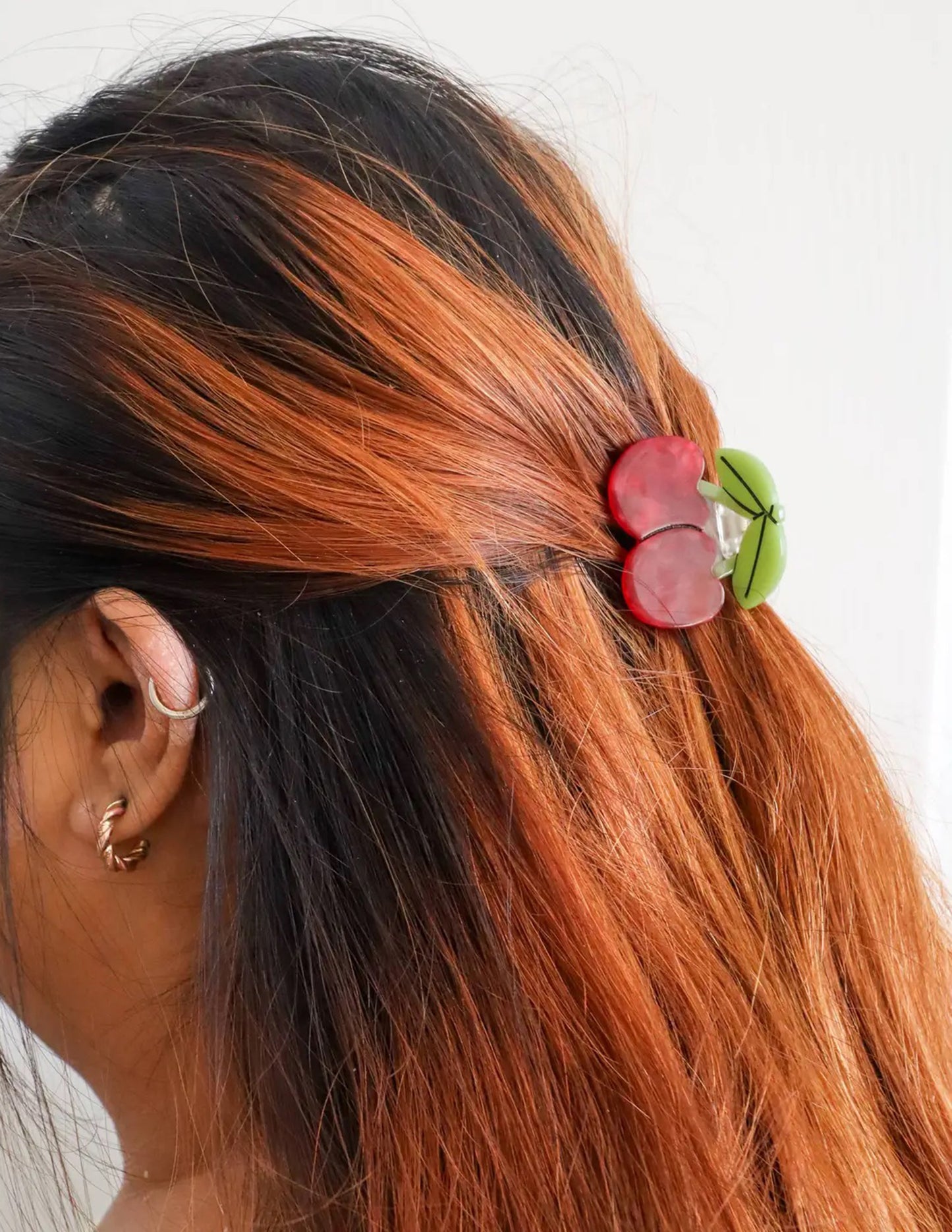 Mini Cherries Hair Claw Clip