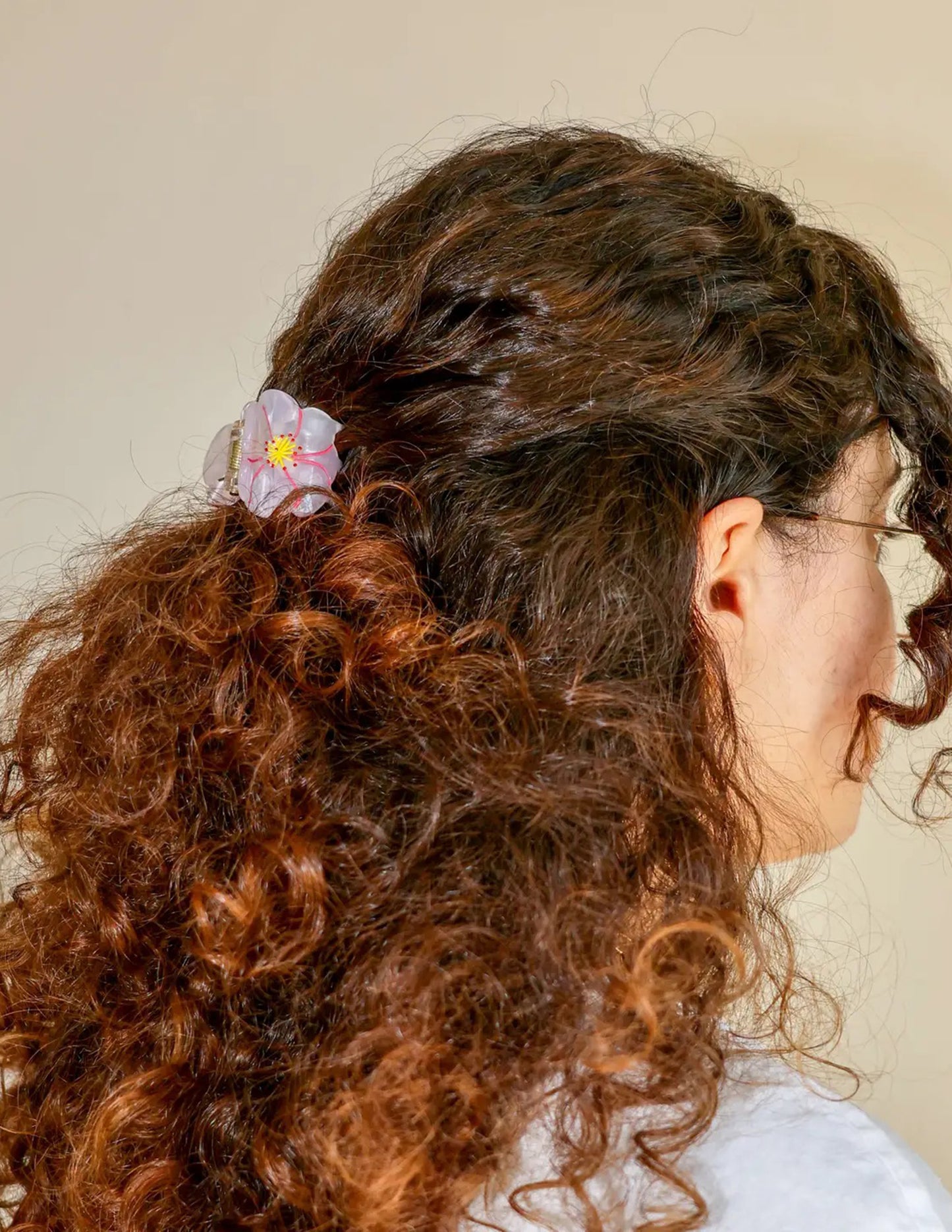 Mini Cherry Blossom Hair Claw Clip