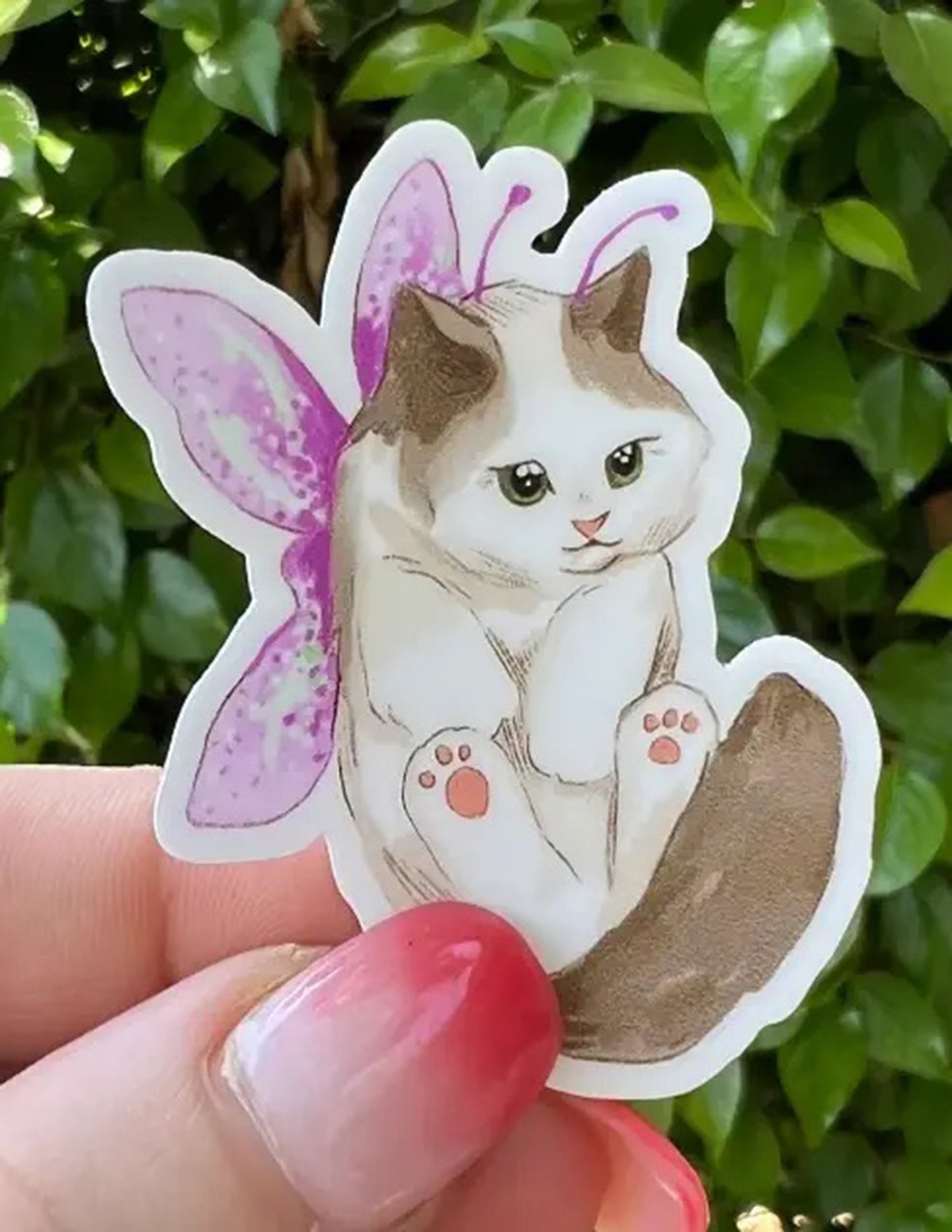 Mini Fairy Cat Sticker