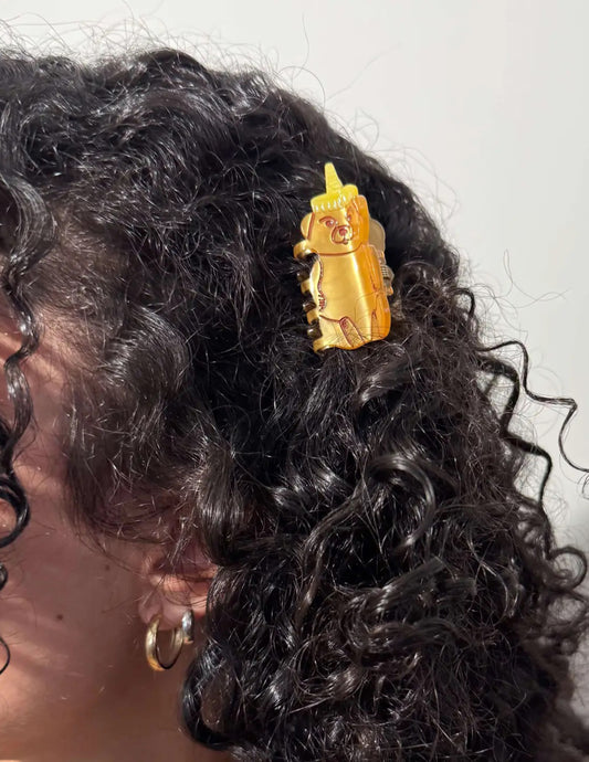 Mini Honey Bear Hair Claw Clip