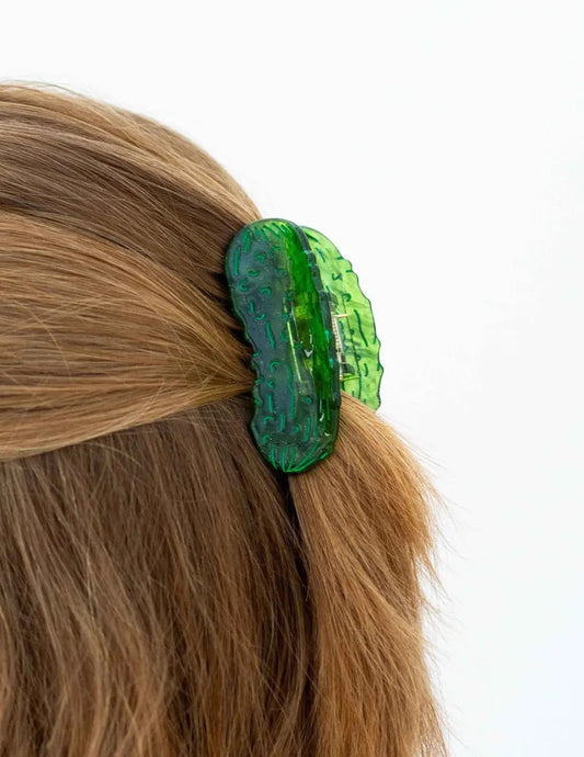Mini Pickle Hair Claw Clip
