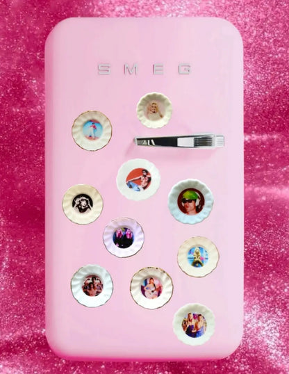 Mini Pop Culture Plate Magnets