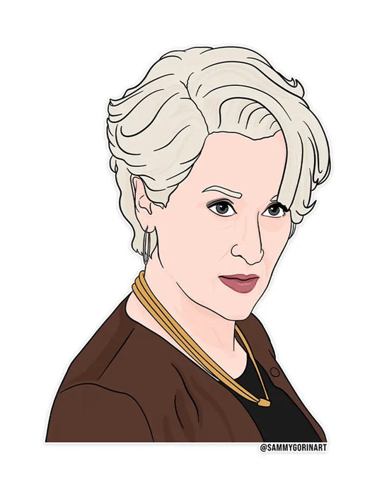 Miranda P Stare Sticker