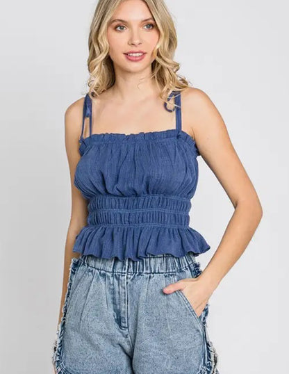 Molly Smocked Tank Top