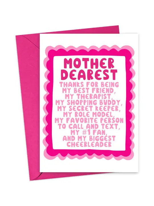 Mother Dearest Mother's Day Card