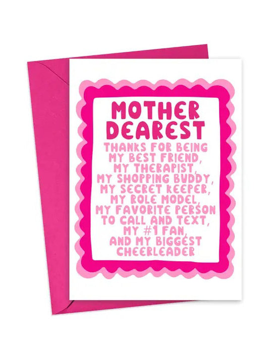 Mother Dearest Mother's Day Card