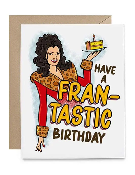 Nanny Fran Birthday Card