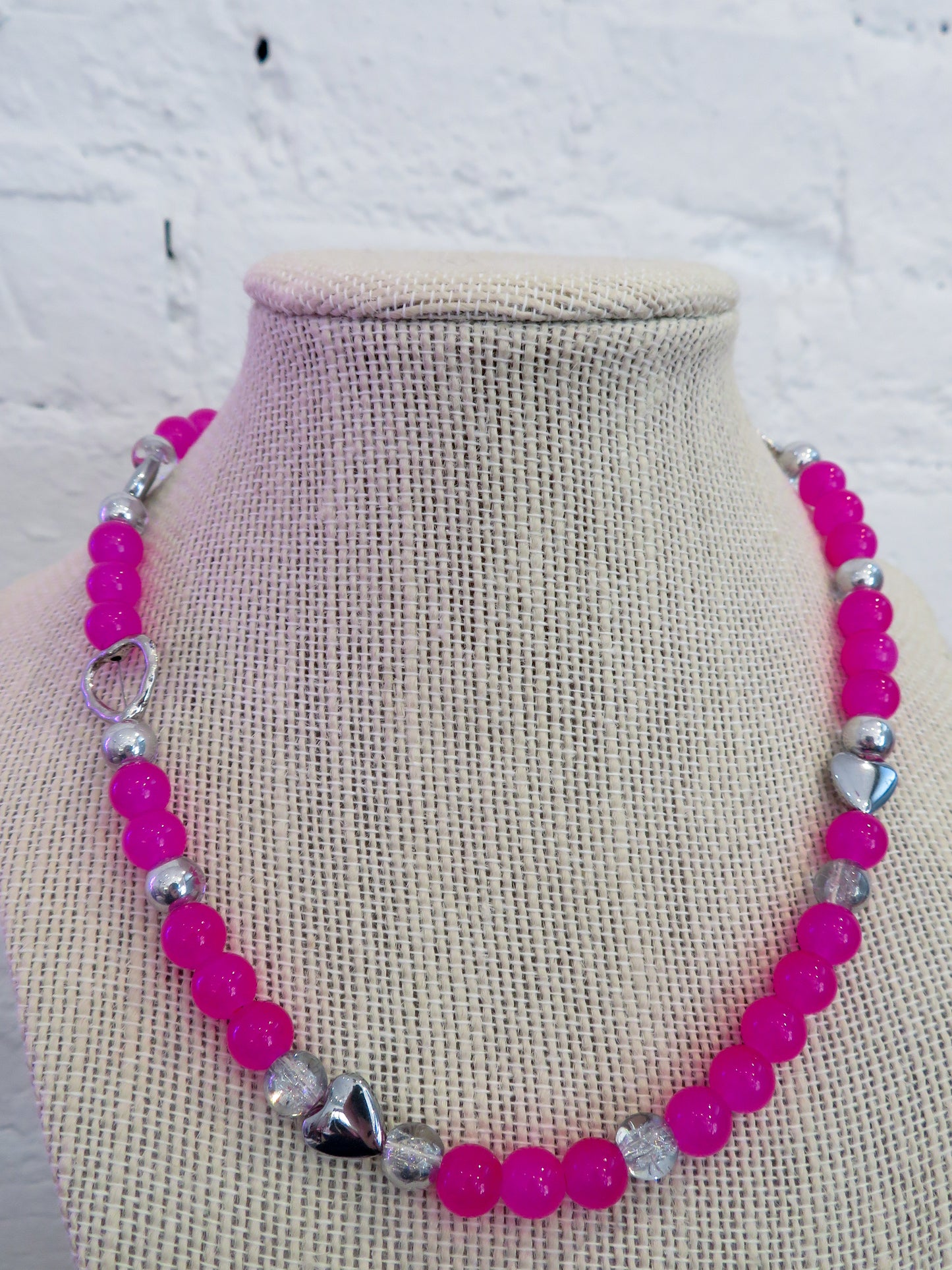 Neon Hearts Necklace