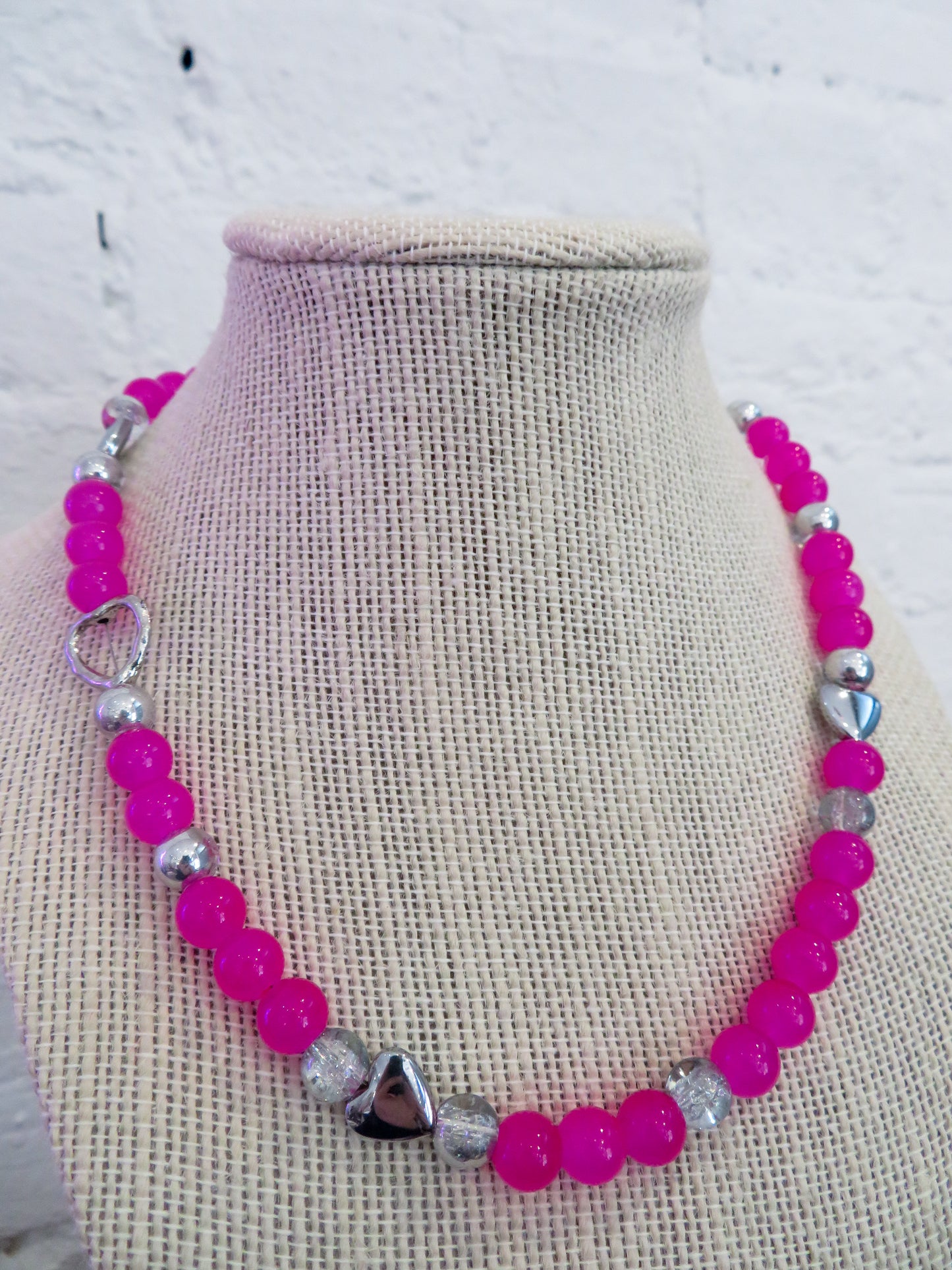 Neon Hearts Necklace